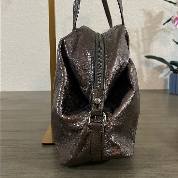 Coach Julia Metallic Bronze Shoulder Bag - Picture 3 of 10